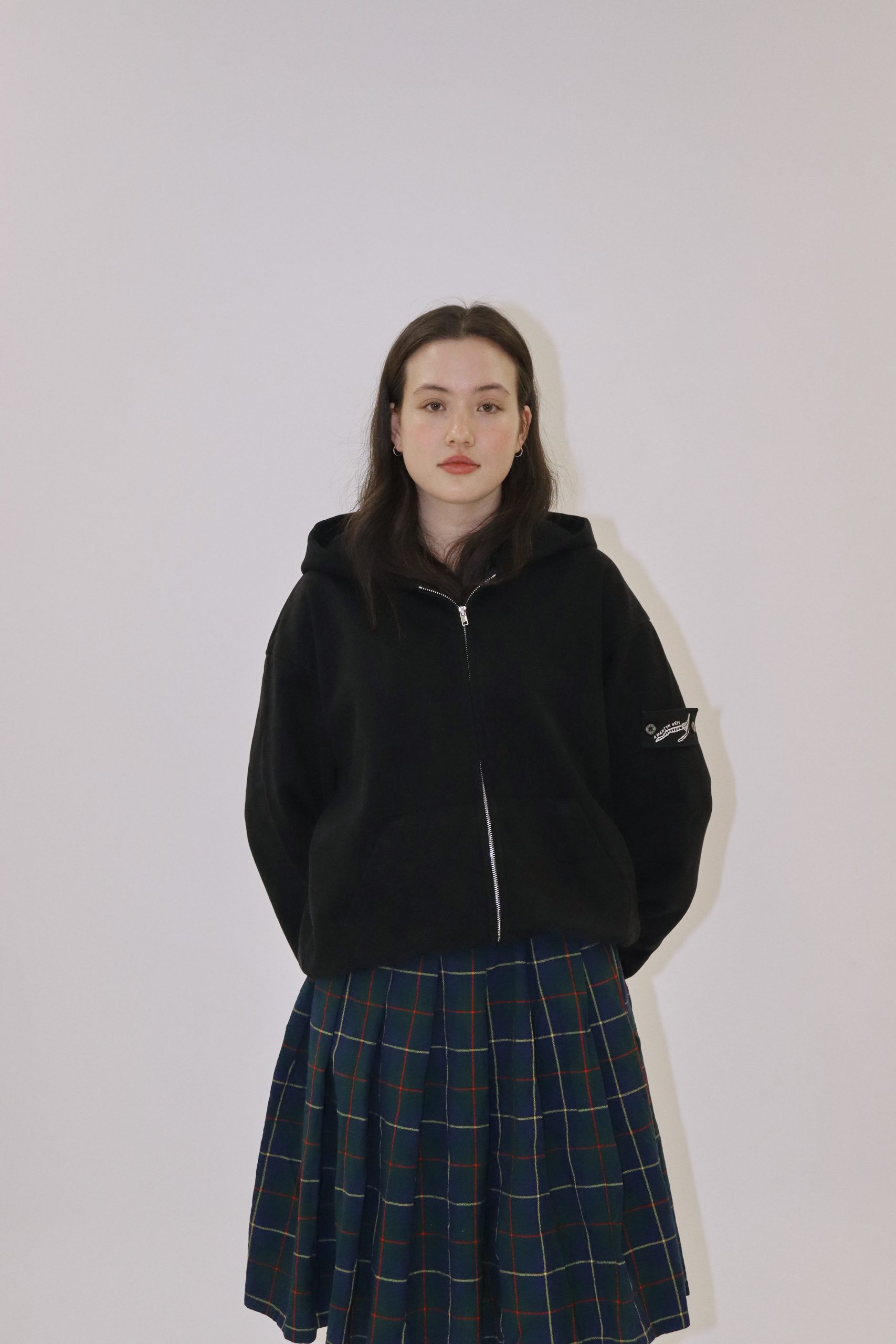 Logo Patch Zip-Up Hoodie - Image 2